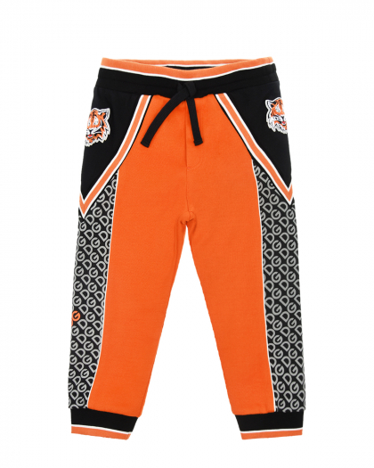 Спортивные брюки с принтом &quot;тигр&quot; Dolce&Gabbana | Фото 1