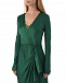 Платье зеленого цвета с драпировкой Alberta Ferretti | Фото 7