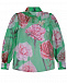 Шелковая блуза с принтом &quot;розы&quot; Dolce&Gabbana | Фото 3
