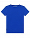 Синяя футболка с принтом &quot;Футбольный мяч&quot; Bikkembergs | Фото 2