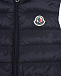 Пуховый жилет темно-синего цвета Moncler | Фото 3