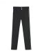 Черные джинсы с тонкими серебряными лампасами Karl Lagerfeld kids | Фото 1
