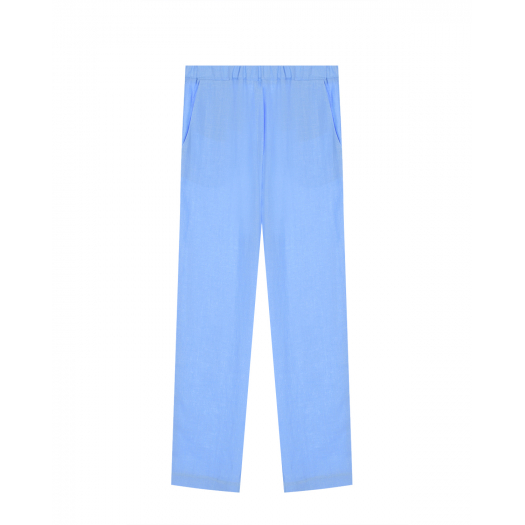 Голубые брюки с высокой посадкой Paade Mode | Фото 1