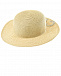 Бежевая шляпа с надписью &quot;CHIС&quot; Il Trenino | Фото 2