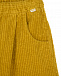 Вельветовые шорты горчичного цвета IL Gufo | Фото 3