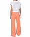Оранжевые брюки с накладными карманами MSGM | Фото 3