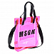 Розовая сумка из поливинила MSGM | Фото 2