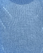 Голубой джемпер свободного кроя Pietro Brunelli | Фото 7