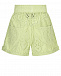 Зеленые шорты с шитьем Forte dei Marmi Couture | Фото 4