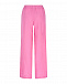 Розовые прямые брюки 120% Lino | Фото 5