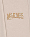 Спортивные брюки кремового цвета MSGM | Фото 3