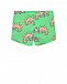 Зеленые плавки-шорты с принтом &quot;ящерецы&quot; Stella McCartney | Фото 2