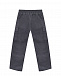 Вельветовые брюки с карманами-карго, темно-серые Dan Maralex | Фото 2