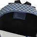 Синий рюкзак с крупным лого, 37x30x14 см Emporio Armani | Фото 4