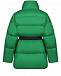 Зеленая куртка с черным поясом Naumi | Фото 7