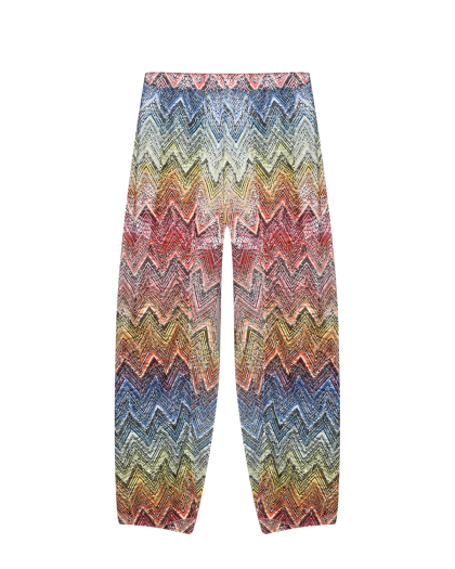 Широкие брюки со сплошным разноцветным принтом Missoni | Фото 1