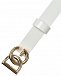Белый лаковый ремень с фигурной пряжкой Dolce&Gabbana | Фото 2