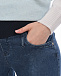 Синие джинсы-полуклеш для беременных Pietro Brunelli | Фото 10