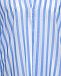Рубашка удлинённая в полоску Pietro Brunelli | Фото 8