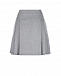 Серая юбка со складками Dal Lago | Фото 3