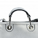 Серебристая сумка с логотипом 20х8х15 см Emporio Armani | Фото 7