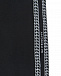 Черные спортивные брюки с лампасами-цепями  | Фото 3