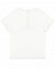 Белая футболка с голубым лого Fendi | Фото 2