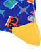 Синие носки с принтом &quot;короны&quot; Happy Socks | Фото 2