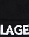Шапка из хлопка с логотпом Karl Lagerfeld kids | Фото 3
