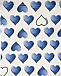 Леггинсы с голубыми сердечками Monnalisa | Фото 3
