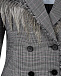 Двубортный пиджак с декором бахромой из страз MSGM | Фото 5