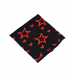 Черный шарф-ворот с красными звездами Catya | Фото 1
