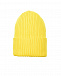 Желтая шапка с сердцем из пайеток Regina | Фото 2