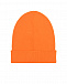 Оранжевая шапка с круглым логотипом MM6 Maison Margiela | Фото 2