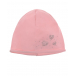 Розовая шапка с сердцами из страз MaxiMo | Фото 1