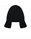 Черная вязаная шапка с нашивками Joli Bebe | Фото 2