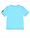 Голубая футболка с принтом &quot;цветочный лев&quot; Burberry | Фото 2