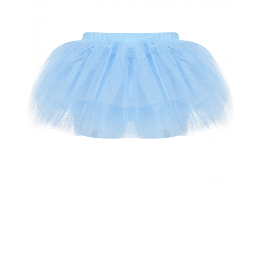 Пышная юбка голубого цвета Philosophy di Lorenzo Serafini Kids | Фото 1