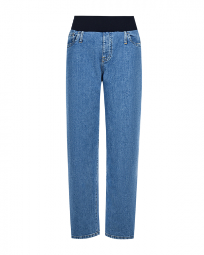 Синие джинсы для беременных MОM JEANS Pietro Brunelli | Фото 1