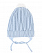 Голубая шапка из шерсти и кашемира Il Trenino | Фото 2