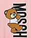 Спортивный костюм с вертикальным лого, розовый Moschino | Фото 6