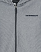 Серая спортивная куртка с логотипом Emporio Armani | Фото 3