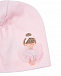 Розовая шапка с аппликацией La Perla | Фото 3