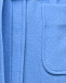 Пальто шерстяное с поясом, голубой Max&Co | Фото 4
