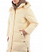 Стеганое пальто молочного цвета Woolrich | Фото 6