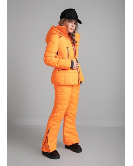 Оранжевая стеганая куртка с капюшоном Naumi Оранжевый, арт. 1821MP-0011-MI173 | Фото 2