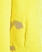 Желтая куртка из эко-меха Glox | Фото 7
