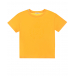 Желтая футболка с логотипом в тон Dolce&Gabbana | Фото 1
