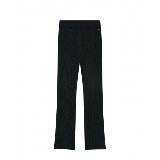 Черные трикотажные брюки Tommy Hilfiger | Фото 1