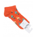 Оранжевые спортивные носки с принтом &quot;фламинго&quot; Happy Socks | Фото 1
